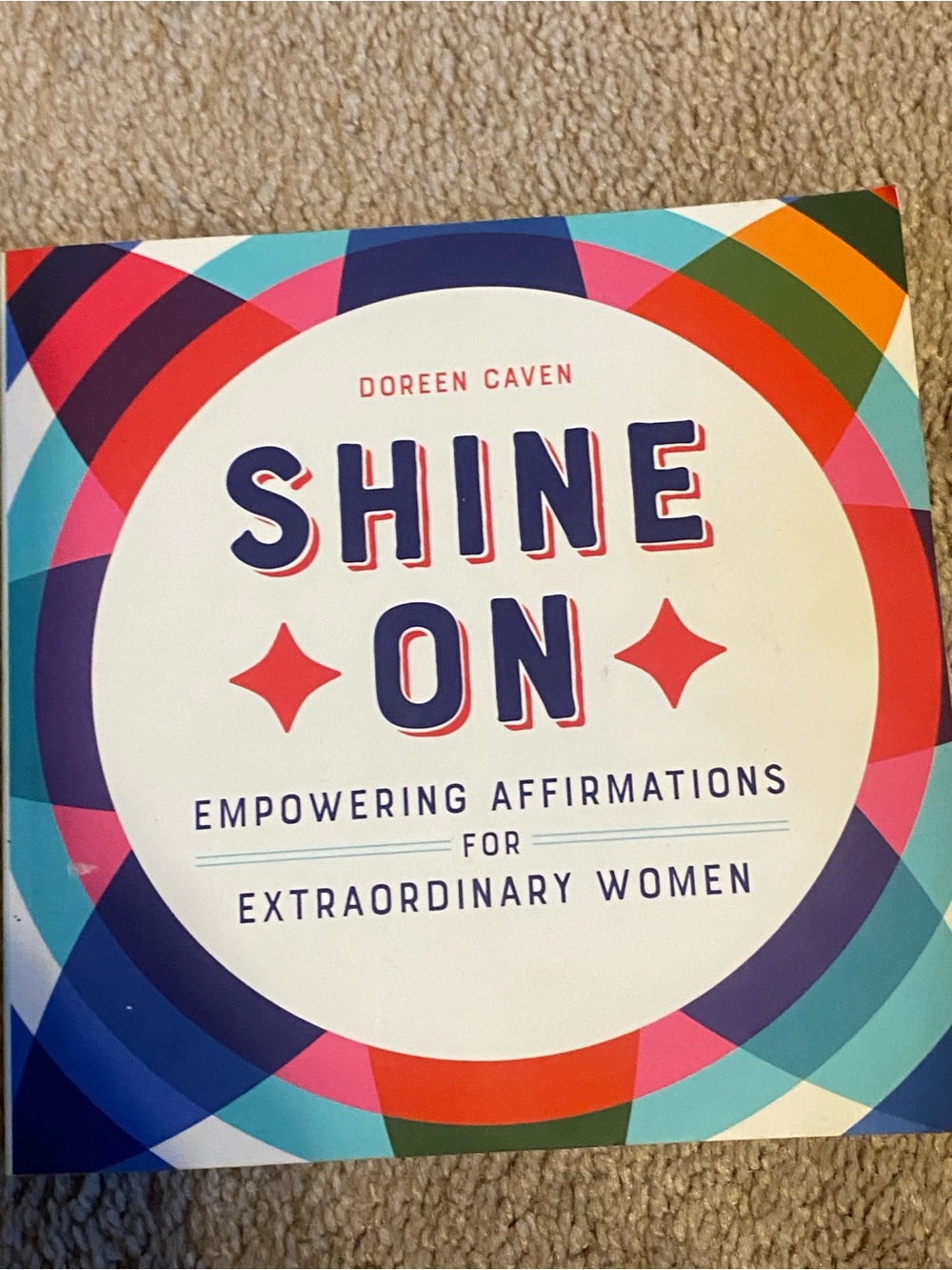 Shine On Affirmations Book - Multicolor Cover